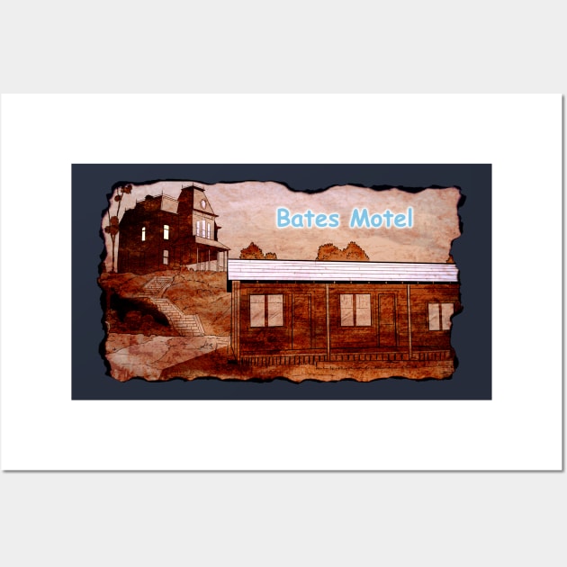 Bates Motel Wall Art by vanpaul54